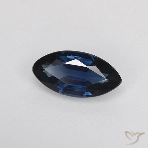 Saphir Bleu crépuscule naturelle Marquise, 0.69 ct, VVS-VS