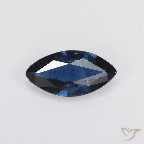 Saphir Bleu royal naturelle Marquise, 0.68 ct, VVS-VS