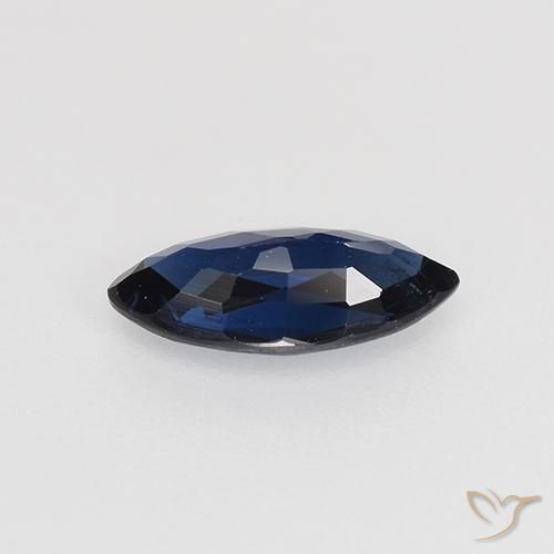 Saphir Bleu crépuscule naturelle Marquise, 0.72 ct, VVS-VS