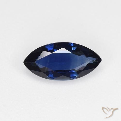 0.68ct Naturel Bleu crépuscule Saphir, Marquise, VVS-VS