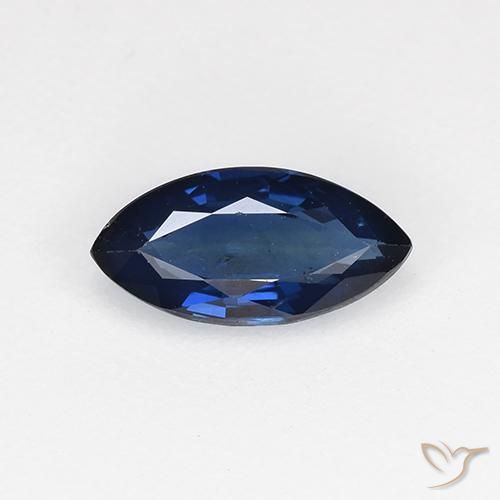 0.64ct Naturel Bleu crépuscule Saphir, Marquise, VVS-VS