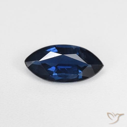 0.58ct Naturel Bleu crépuscule Saphir, Marquise, VVS-VS