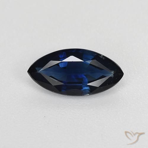 0.68ct Naturel Bleu crépuscule Saphir, Marquise, VVS-VS