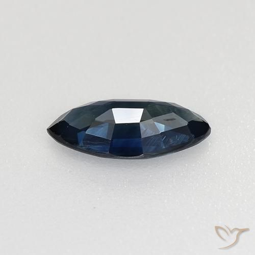 Saphir Bleu crépuscule naturelle Marquise, 0.68 ct, VVS-VS