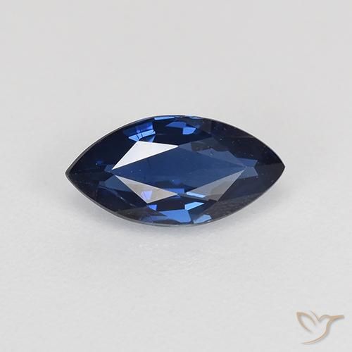 0.74ct Naturel Bleu crépuscule Saphir, Marquise, VVS-VS