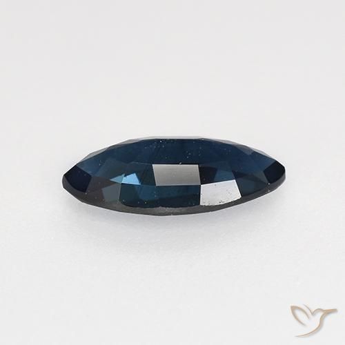 Saphir Bleu minuit naturelle Marquise, 0.72 ct, VVS-VS
