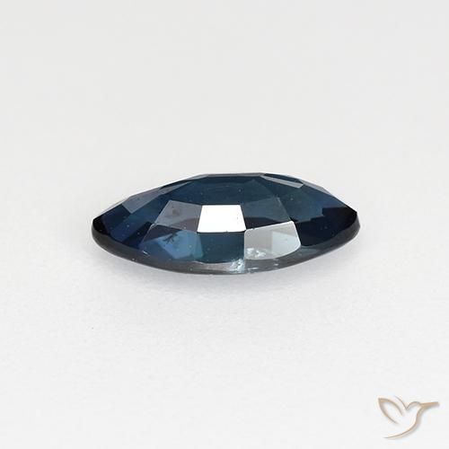 Saphir Bleu foncé naturelle Marquise, 0.67 ct, VVS-VS