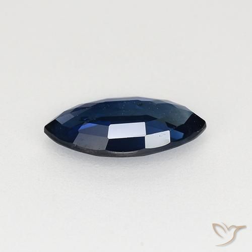 Saphir Bleu crépuscule naturelle Marquise, 0.67 ct, VVS-VS
