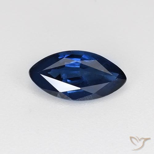 0.71ct Naturel Bleu royal Saphir, Marquise, VS