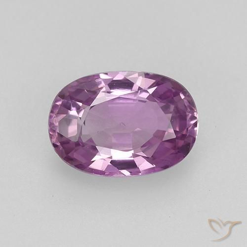 0.90ct Naturel Violet foncé Saphir, ovale, VVS