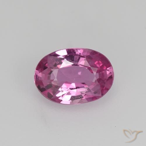 0.68ct Naturel Rose moyen Saphir, ovale, VVS-VS