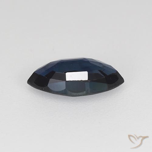Saphir Bleu minuit naturelle Marquise, 0.72 ct, VVS-VS