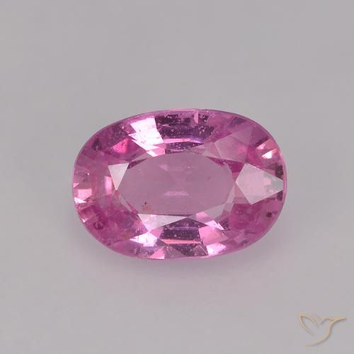 0.73ct Naturel Rose moyen Saphir, ovale, VS
