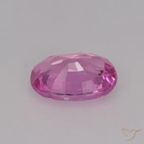 Saphir Rose moyen naturelle ovale, 0.73 ct, VS