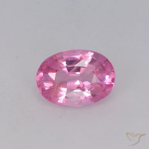 0.65ct Naturel Rose bubblegum Saphir, ovale, VVS-VS