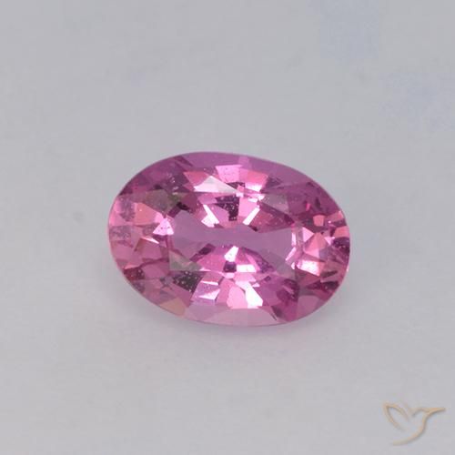 0.71ct Naturel Violet rougeâtre Saphir, ovale, VVS-VS