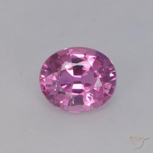 0.86ct Naturel Pourpre rosâtre profond Saphir, ovale, VVS-VS