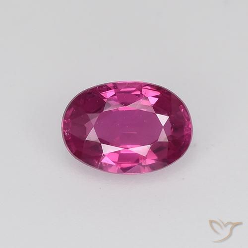 0.52ct Naturel Rose-magenta Saphir, ovale, VVS-VS