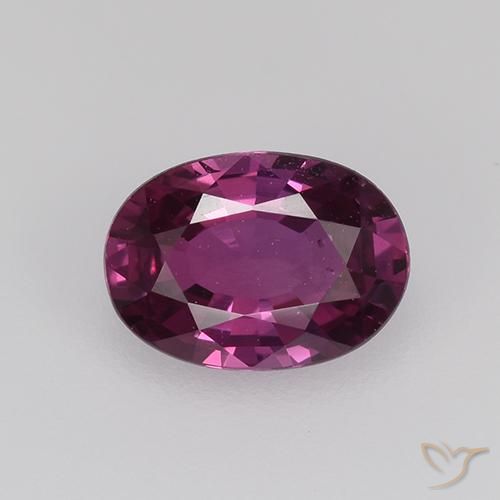 0.73ct Naturel Pourpre foncé Saphir, ovale, VVS-VS