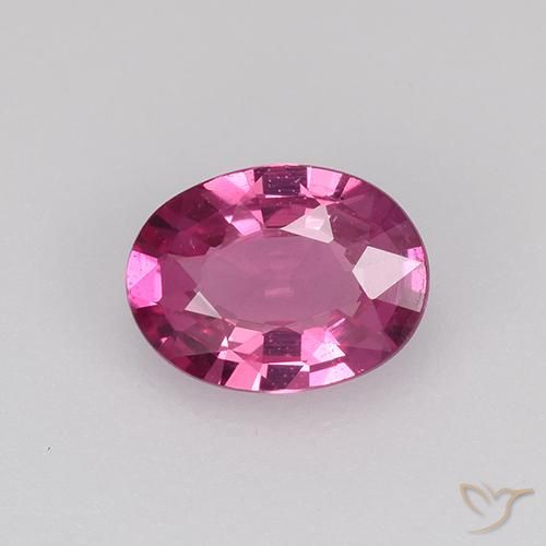 0.60ct Naturel Pourpre moyen Saphir, ovale, VVS-VS