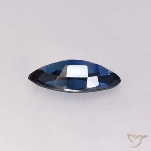 Saphir Bleu crépuscule naturelle Marquise, 0.60 ct, VVS-VS