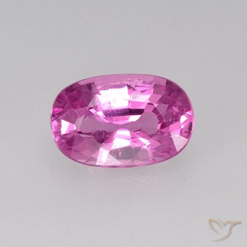 0.78ct Naturel Pourpre rose vif Saphir, ovale, VVS-VS