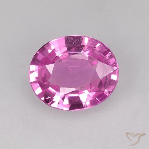 0.70ct Naturel Rose foncé Saphir, ovale, VVS-VS