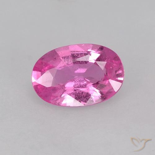 0.66ct Naturel Rose foncé Saphir, ovale, VS