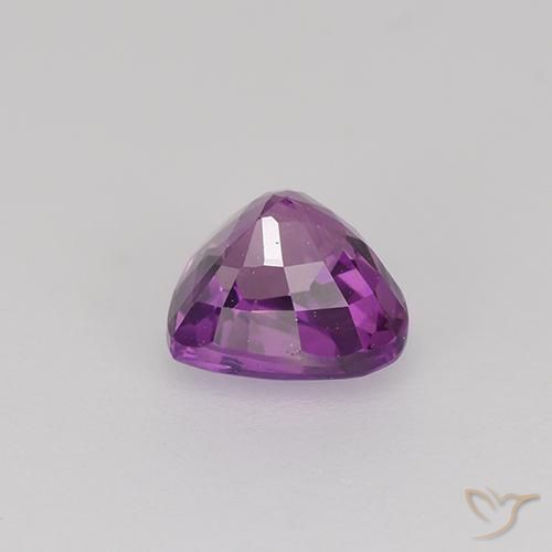 Saphir Violet mauve naturelle En forme de poire, 0.89 ct, VVS-VS
