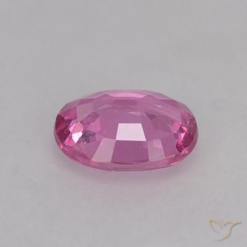 Saphir Rose moyen naturelle ovale, 0.73 ct, VVS-VS