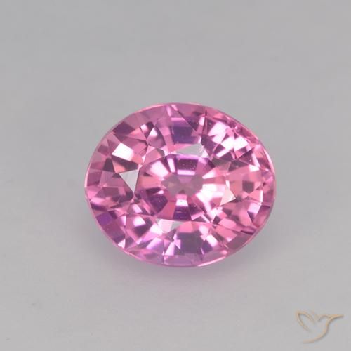 0.74ct Naturel Rose moyen Saphir, ovale, VVS-VS