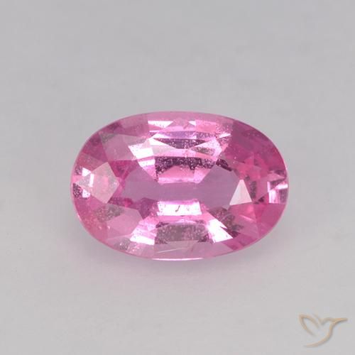0.66ct Naturel Rose foncé Saphir, ovale, VVS-VS