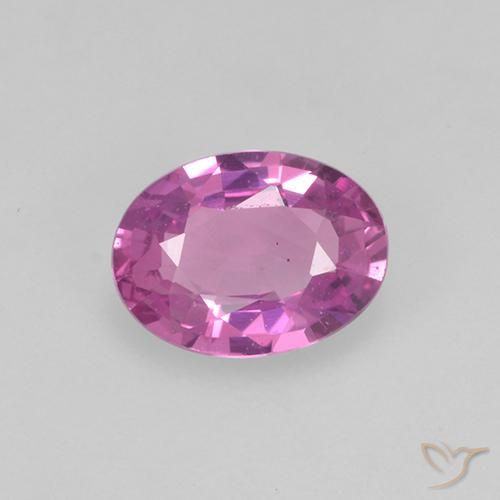 0.68ct Naturel Pourpre intense Saphir, ovale, VVS-VS