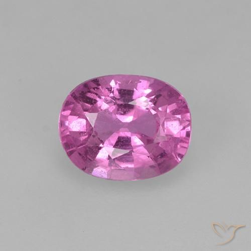 0.78ct Naturel Pourpre rosâtre profond Saphir, ovale, VVS-VS