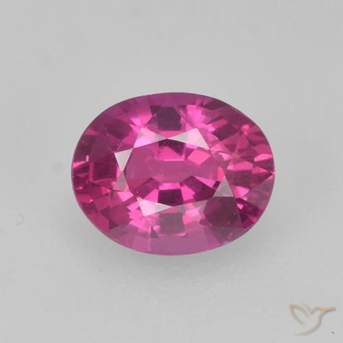 0.47ct Naturel Pourpre moyen Saphir, ovale, VS