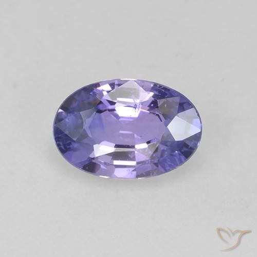 0.62ct Naturel Violet léger moyen Saphir, ovale, VS