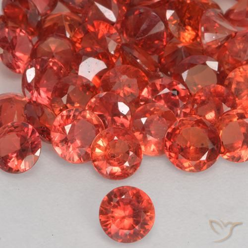 0.13ct Naturel Rouge moyen Saphir, Tour, VS