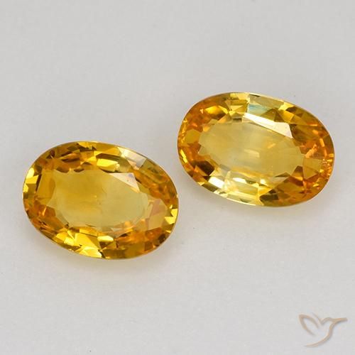 Shop natural 1.26ct Orange doré profond Saphir gems, ovale, from Madagascar at GemSelect. In stock, global shipping!