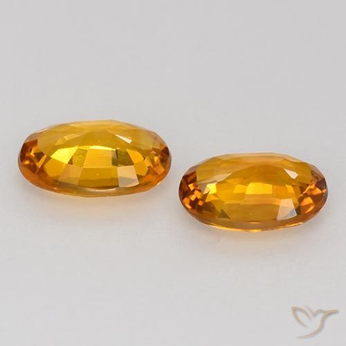 Shop natural 1.17ct Orange brunâtre Saphir gems, ovale, from Madagascar at GemSelect. In stock, global shipping!