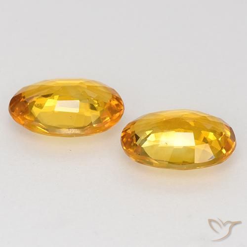 Shop natural 1.25ct Orange moyen Saphir gems, ovale, from Madagascar at GemSelect. In stock, global shipping!