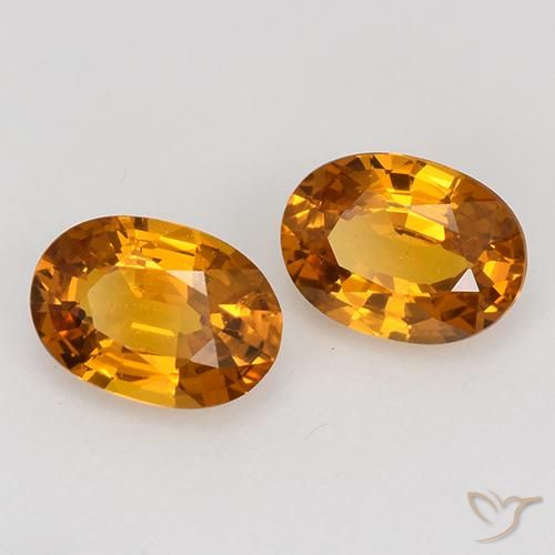 Shop natural 1.11ct Orange foncé Saphir gems, ovale, from Madagascar at GemSelect. In stock, global shipping!