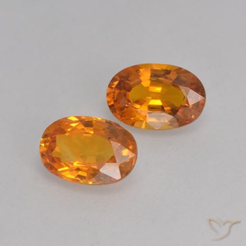 Shop natural 1.36ct Abricot orange Saphir gems, ovale, from Madagascar at GemSelect. In stock, global shipping!