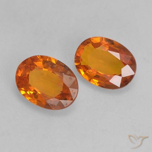 Shop natural 1.31ct Orange moyen Saphir gems, ovale, from Madagascar at GemSelect. In stock, global shipping!