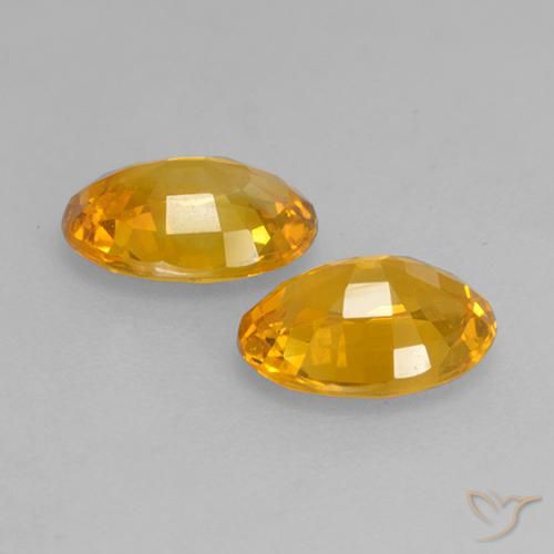 Shop natural 1.43ct Abricot orange Saphir gems, ovale, from Madagascar at GemSelect. In stock, global shipping!
