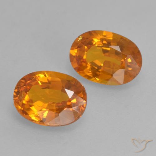 Shop natural 1.28ct Orange moyen Saphir gems, ovale, from Madagascar at GemSelect. In stock, global shipping!