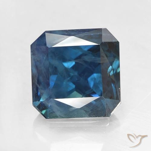 2.64ct Naturel Bleu marine Saphir, Taille émeraude, VS