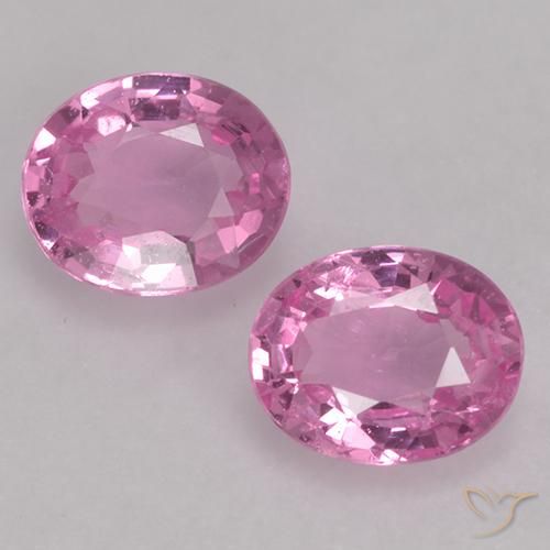0.78ctw Naturel Rose pourpre royal très clair Saphir, ovale, VVS-VS