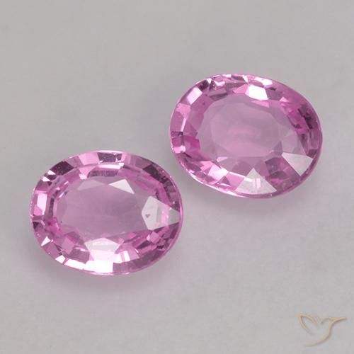Shop natural 0.80ct Pourpre rose vif Saphir gems, ovale, from Madagascar at GemSelect. In stock, global shipping!