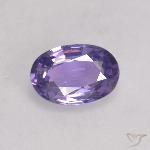 0.53ct Naturel Violet moyen Saphir, ovale, VS