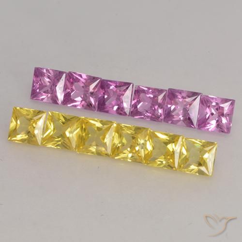 Shop natural 1.39ct Multicolore Saphir gems, Carré, from Tanzanie at GemSelect. In stock, global shipping!
